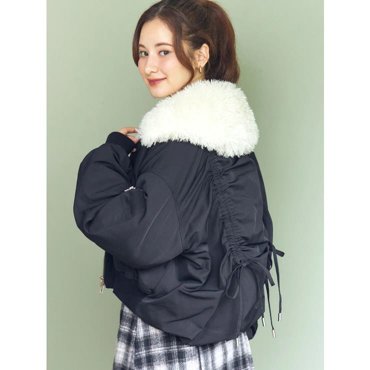 ファーカラーバルーンブルゾン | CALNAMUR | 詳細画像20