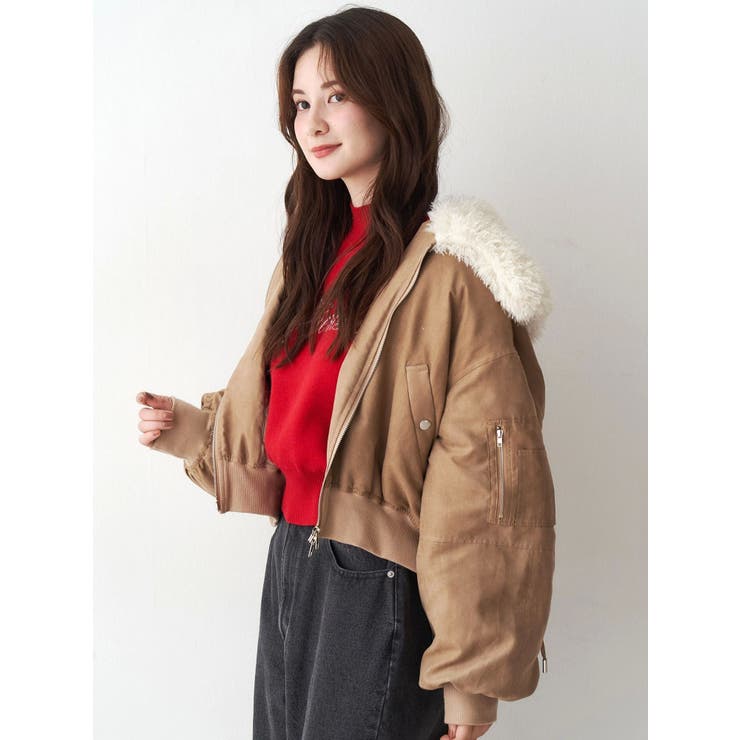 ファーカラーバルーンブルゾン | CALNAMUR | 詳細画像23