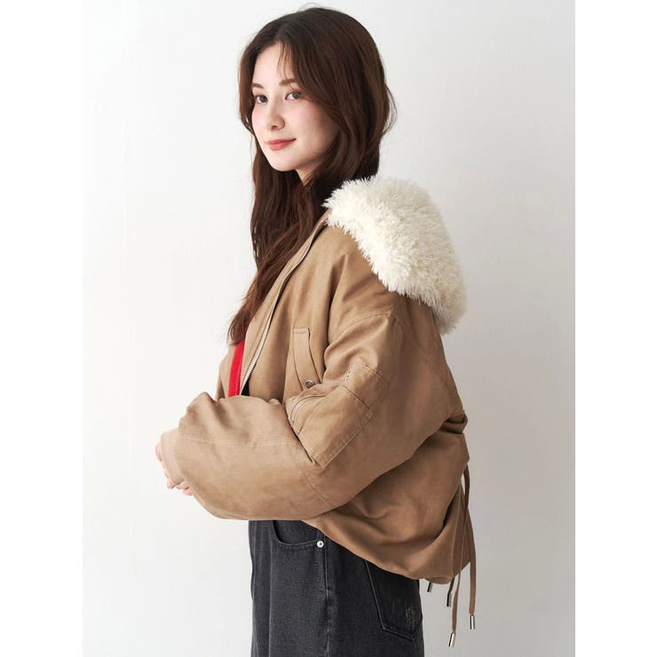 ファーカラーバルーンブルゾン | CALNAMUR | 詳細画像25