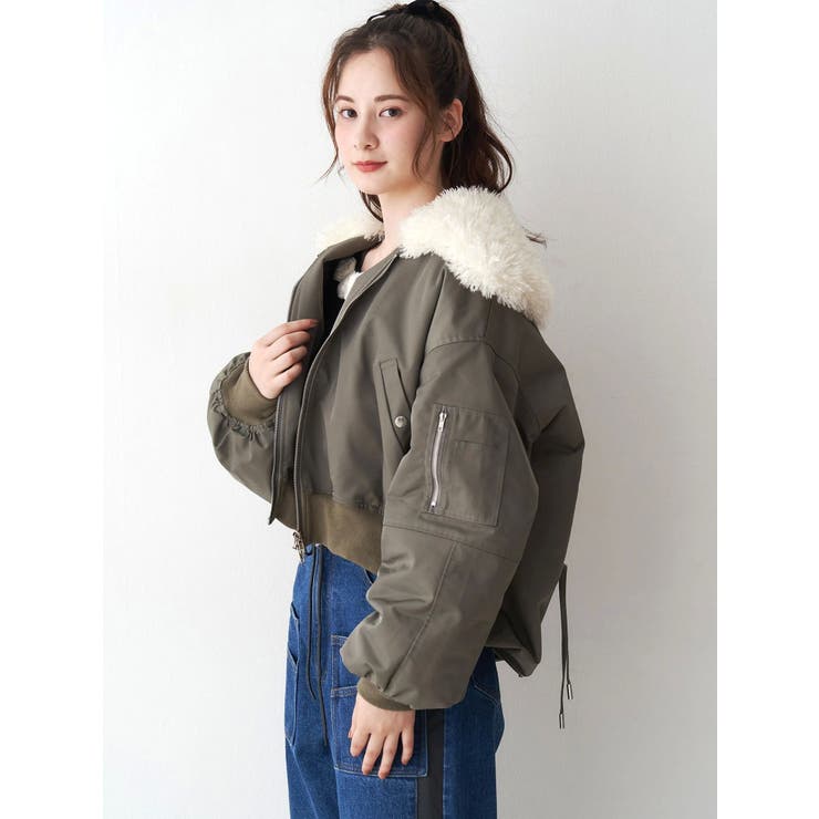 ファーカラーバルーンブルゾン | CALNAMUR | 詳細画像32