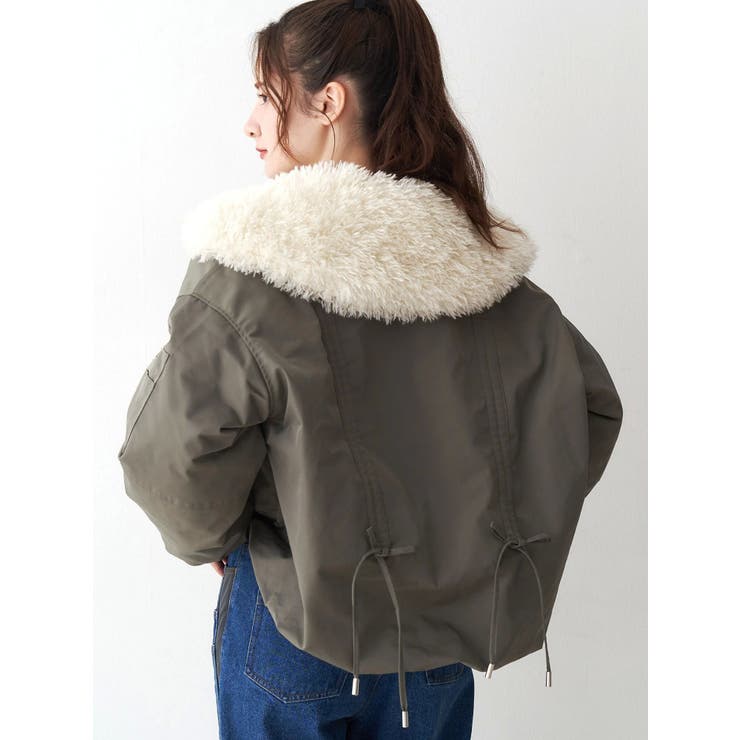 ファーカラーバルーンブルゾン | CALNAMUR | 詳細画像33