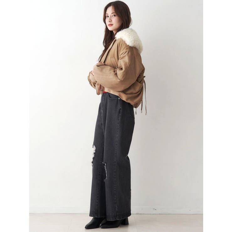 ファーカラーバルーンブルゾン | CALNAMUR | 詳細画像44