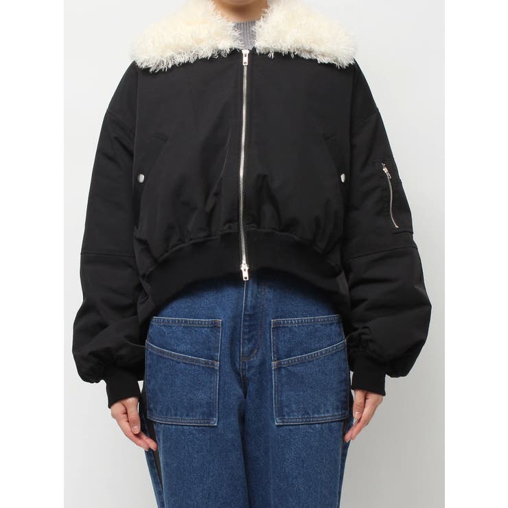 ファーカラーバルーンブルゾン | CALNAMUR | 詳細画像49