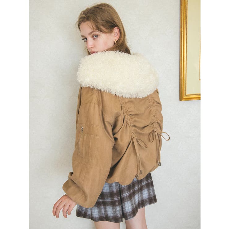 ファーカラーバルーンブルゾン | CALNAMUR | 詳細画像6