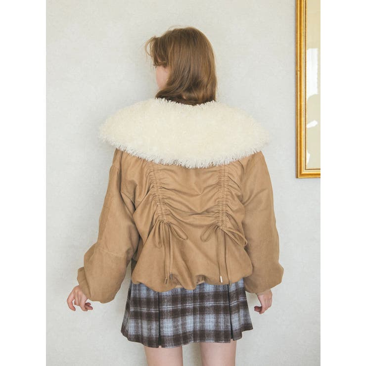 ファーカラーバルーンブルゾン | CALNAMUR | 詳細画像7