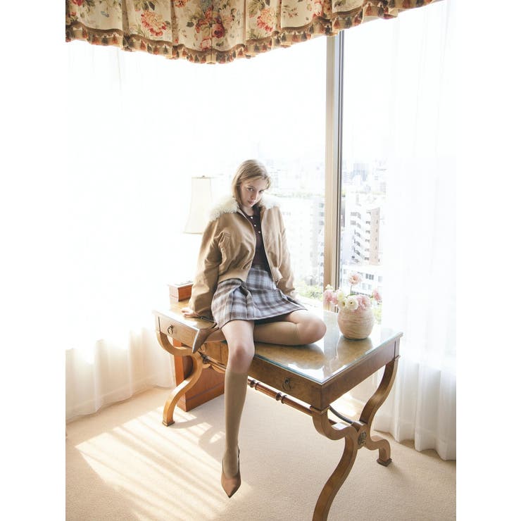 ファーカラーバルーンブルゾン | CALNAMUR | 詳細画像9