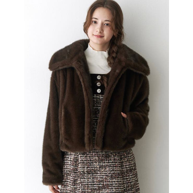 クラシックツイードロングワンピース | CALNAMUR | 詳細画像19 