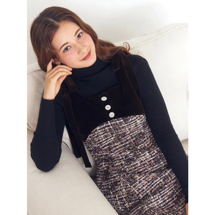 クラシックツイードロングワンピース | CALNAMUR | 詳細画像29 