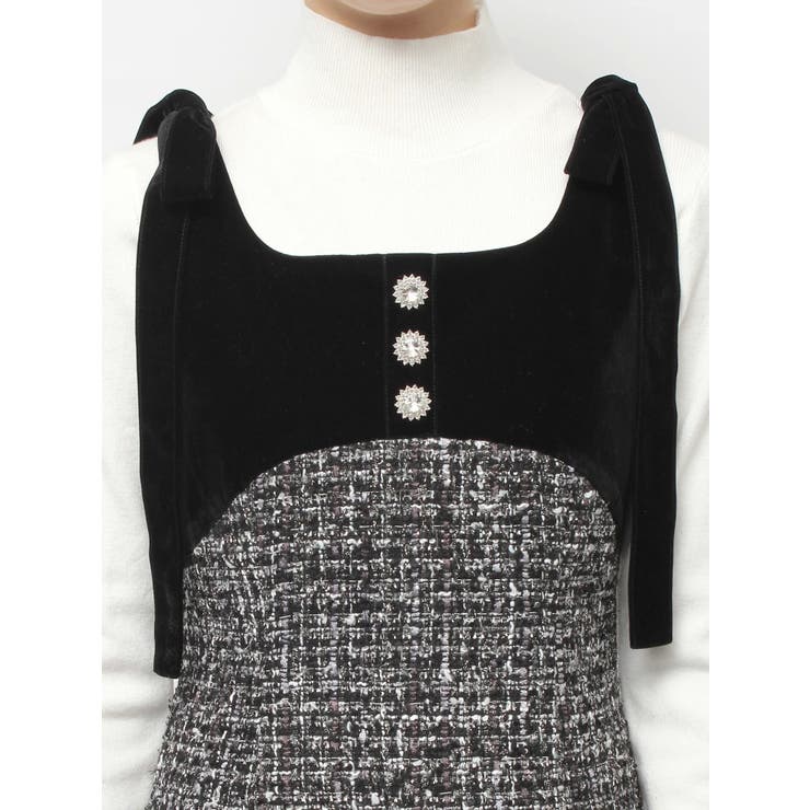 クラシックツイードロングワンピース | CALNAMUR | 詳細画像34 