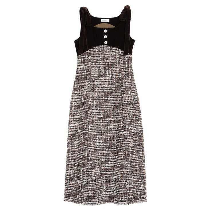 クラシックツイードロングワンピース | CALNAMUR | 詳細画像42 