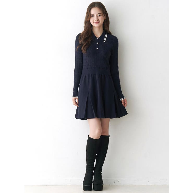 ニットプリーツワンピース | CALNAMUR | 詳細画像12 