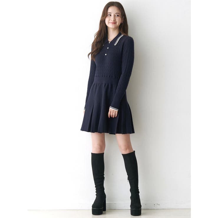 ニットプリーツワンピース | CALNAMUR | 詳細画像13 