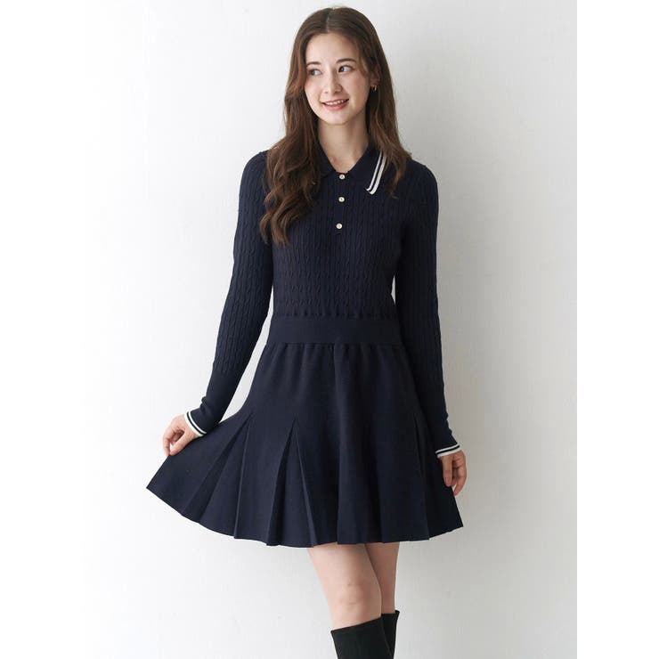 ニットプリーツワンピース | CALNAMUR | 詳細画像5 