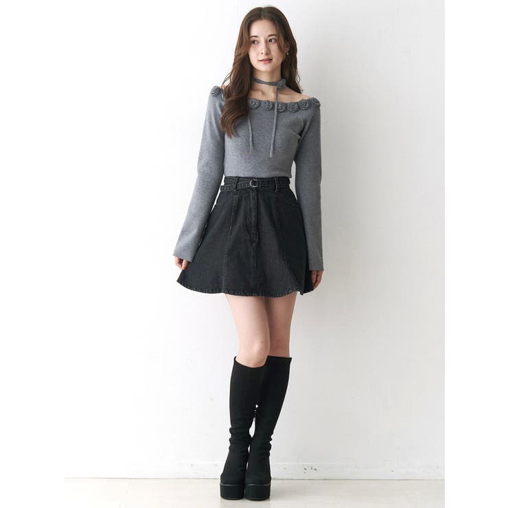 デニムミニスカート | CALNAMUR | 詳細画像13 