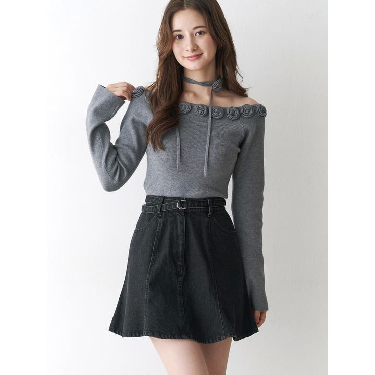 デニムミニスカート | CALNAMUR | 詳細画像7 