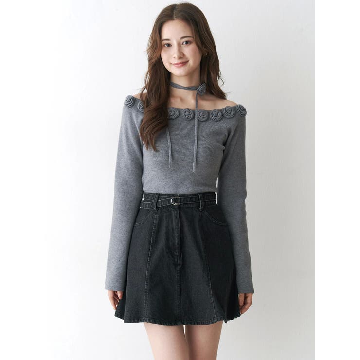 デニムミニスカート | CALNAMUR | 詳細画像8 