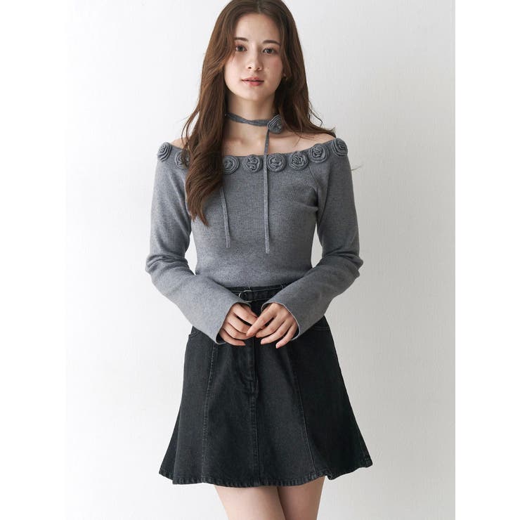 デニムミニスカート | CALNAMUR | 詳細画像9 