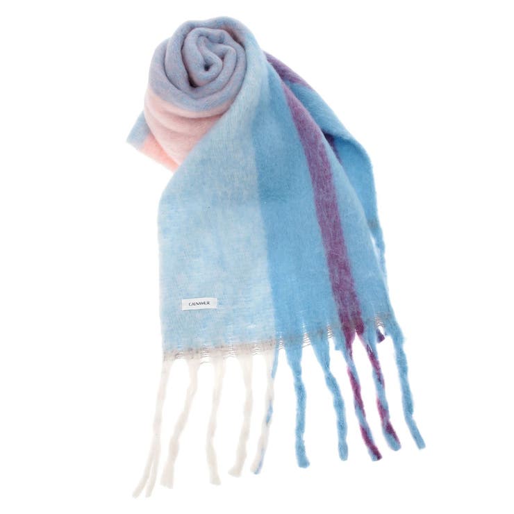 チェック柄大判マフラー | CALNAMUR | 詳細画像39 