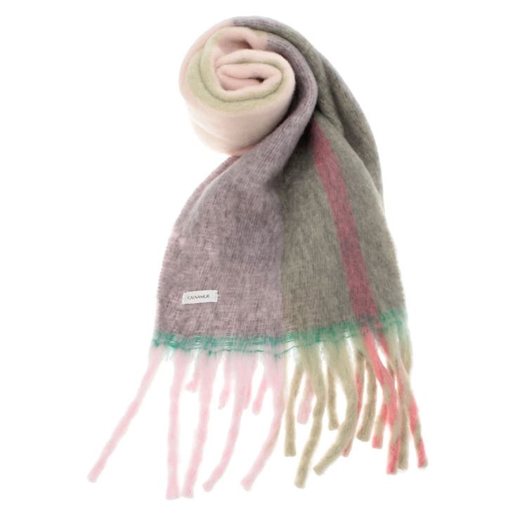 チェック柄大判マフラー | CALNAMUR | 詳細画像41 