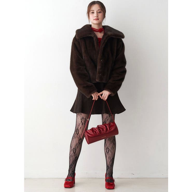 ギャザーデザイン筒形バック | CALNAMUR | 詳細画像14 