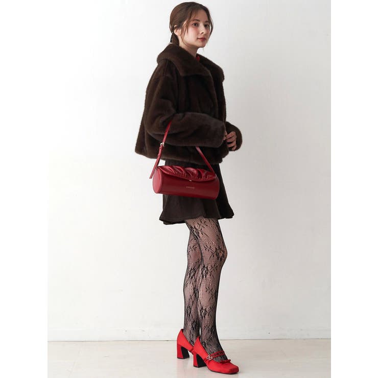 ギャザーデザイン筒形バック | CALNAMUR | 詳細画像16 