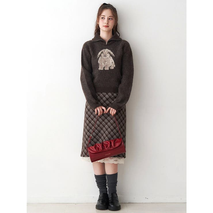 ギャザーデザイン筒形バック | CALNAMUR | 詳細画像19 