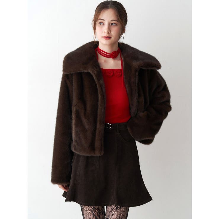 3Dローズチョーカー付きニット | CALNAMUR | 詳細画像48 