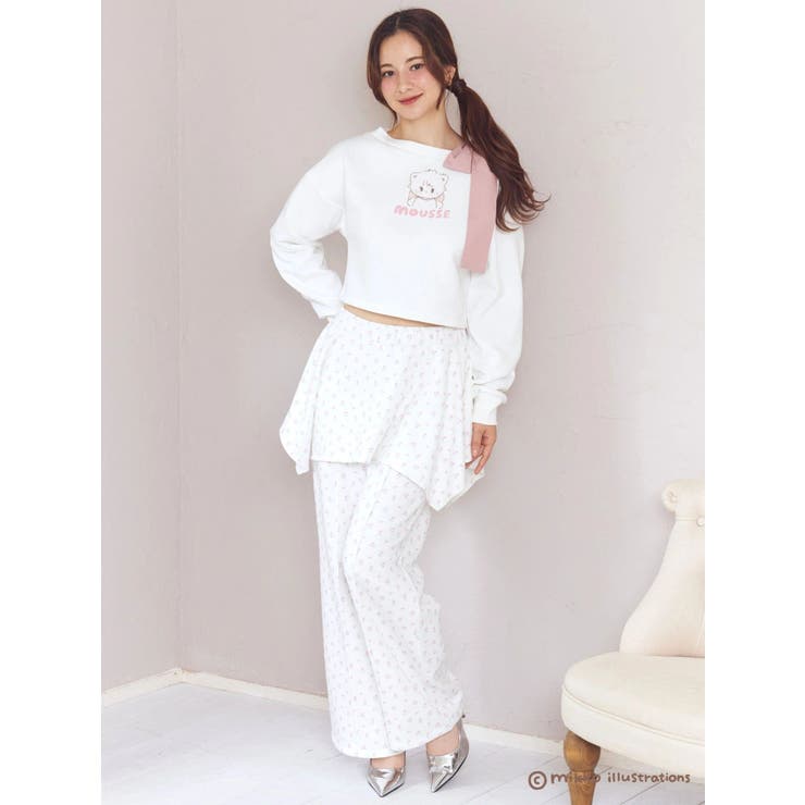 【mikkoコラボ】ワンショルダーリボンプルオーバー | CALNAMUR | 詳細画像17 