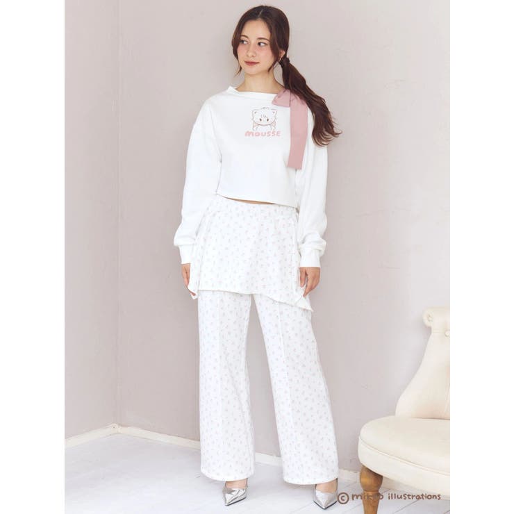 【mikkoコラボ】ワンショルダーリボンプルオーバー | CALNAMUR | 詳細画像19 