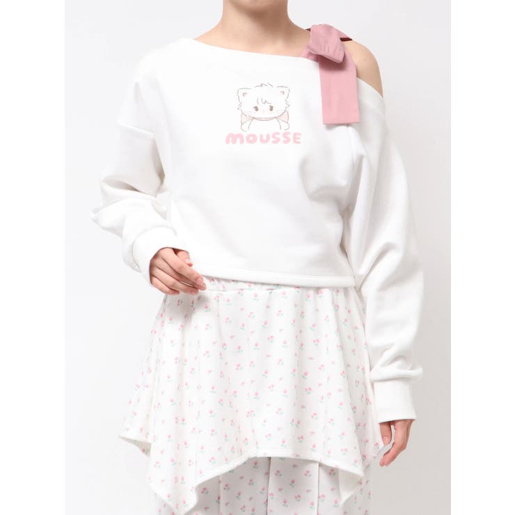 【mikkoコラボ】ワンショルダーリボンプルオーバー | CALNAMUR | 詳細画像28 