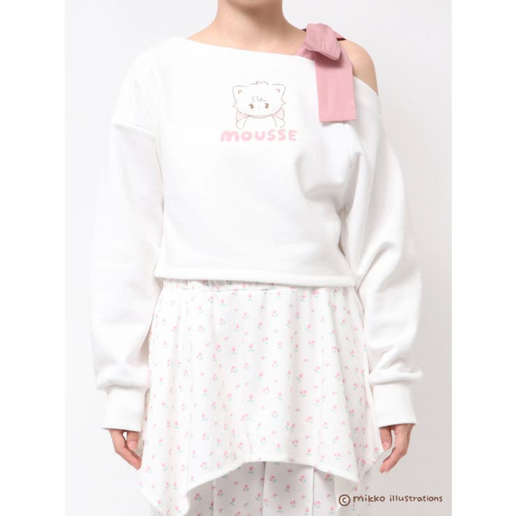 【mikkoコラボ】ワンショルダーリボンプルオーバー | CALNAMUR | 詳細画像31 