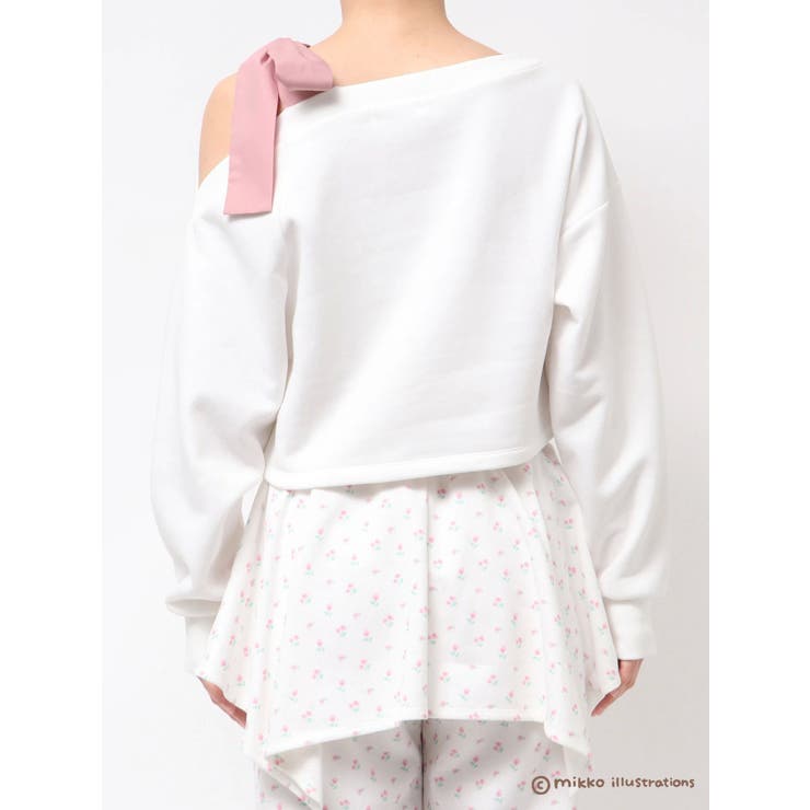 【mikkoコラボ】ワンショルダーリボンプルオーバー | CALNAMUR | 詳細画像33 