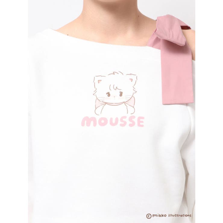 【mikkoコラボ】ワンショルダーリボンプルオーバー | CALNAMUR | 詳細画像34 