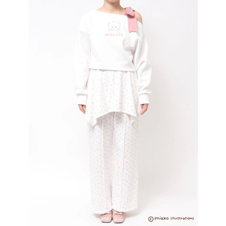 【mikkoコラボ】ワンショルダーリボンプルオーバー | CALNAMUR | 詳細画像39 