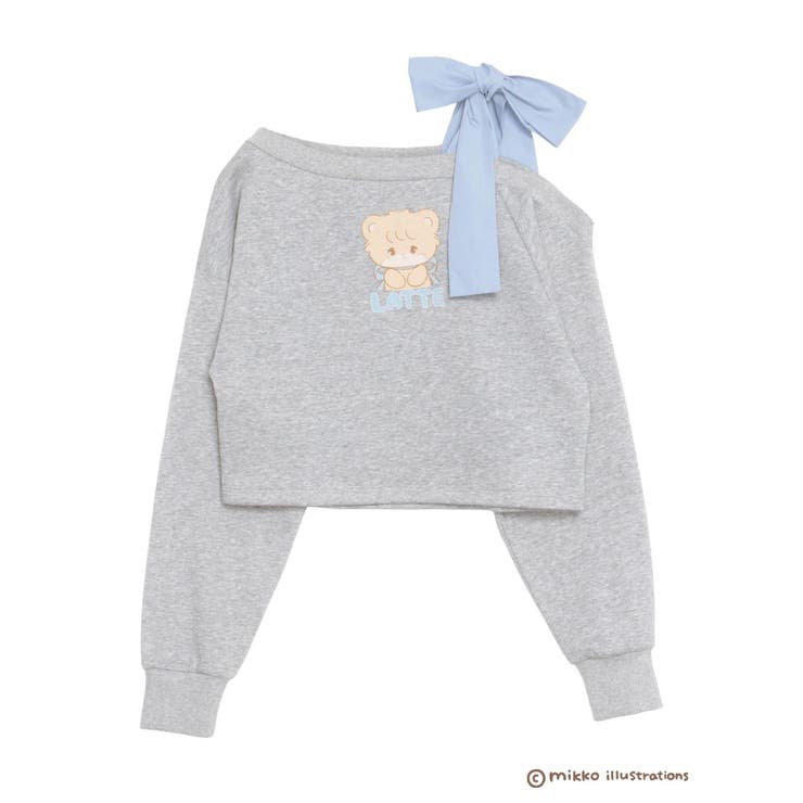 【mikkoコラボ】ワンショルダーリボンプルオーバー | CALNAMUR | 詳細画像43 