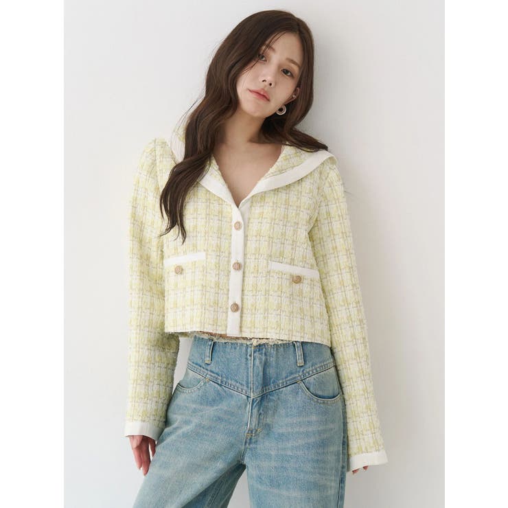 セーラーツイードジャケット | CALNAMUR | 詳細画像11 