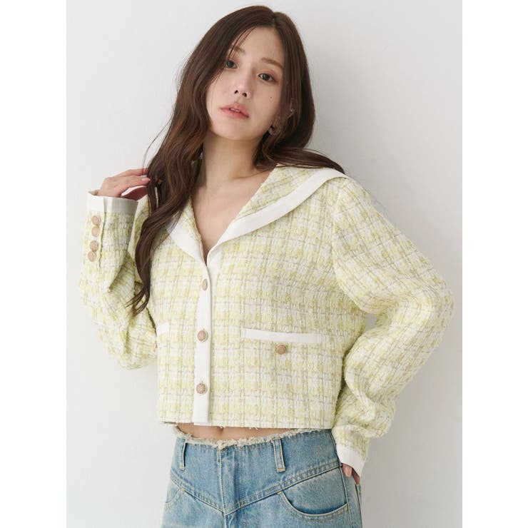 セーラーツイードジャケット | CALNAMUR | 詳細画像12 