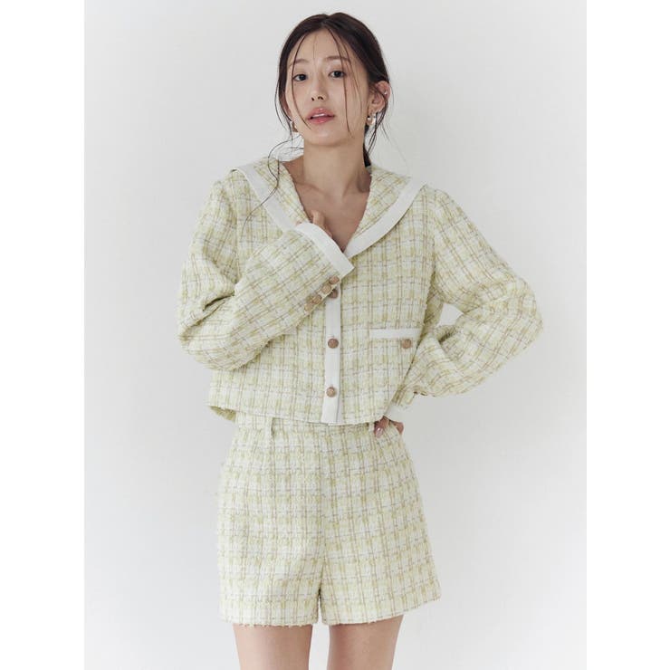 セーラーツイードジャケット | CALNAMUR | 詳細画像19 