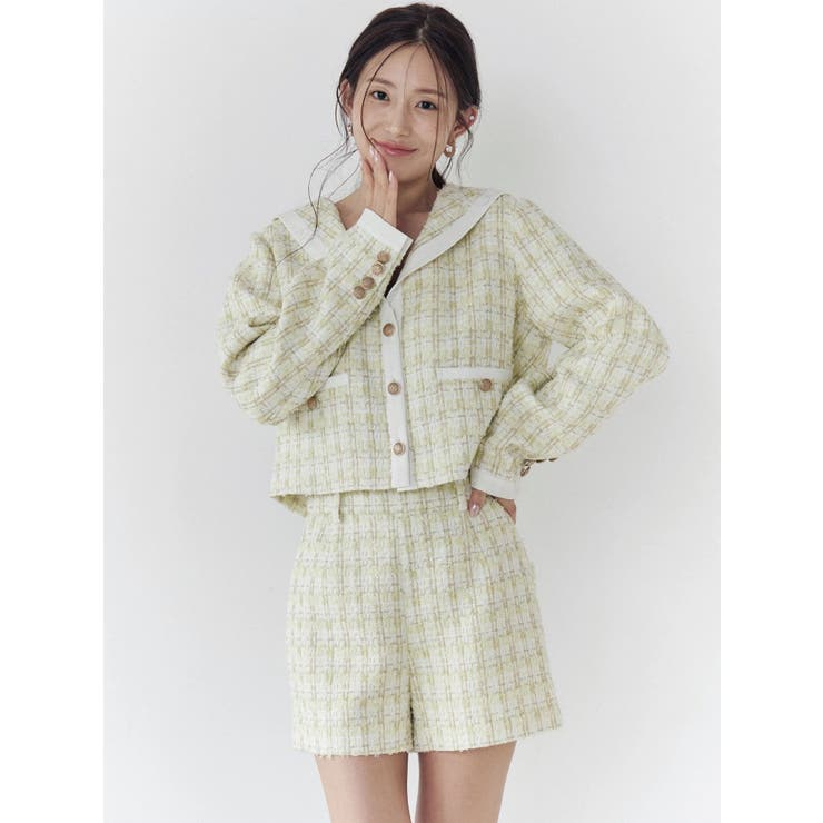 セーラーツイードジャケット | CALNAMUR | 詳細画像20 