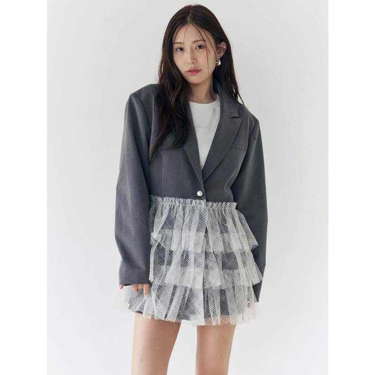 チュールティアードジャケット | CALNAMUR | 詳細画像10 