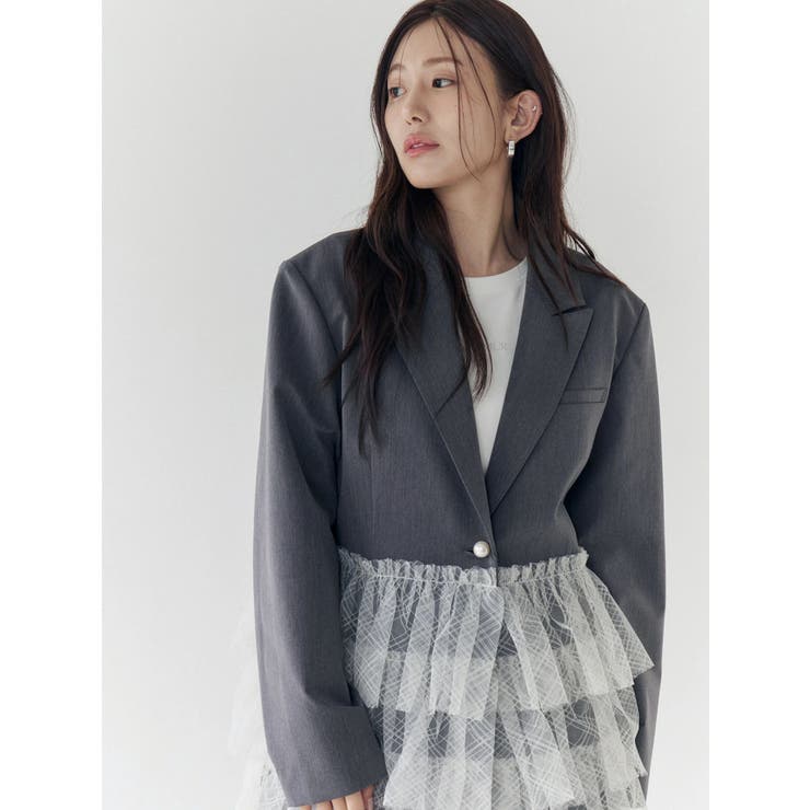 チュールティアードジャケット | CALNAMUR | 詳細画像11 