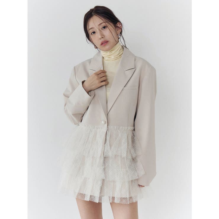 チュールティアードジャケット | CALNAMUR | 詳細画像13 