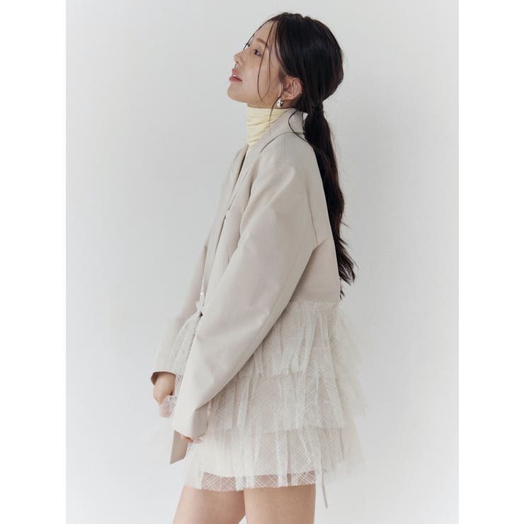 チュールティアードジャケット | CALNAMUR | 詳細画像14 