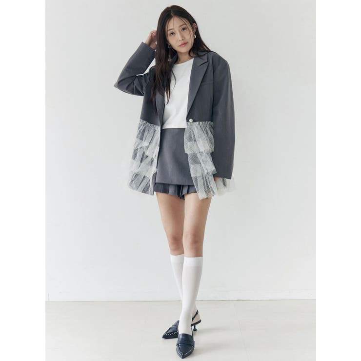 チュールティアードジャケット | CALNAMUR | 詳細画像16 