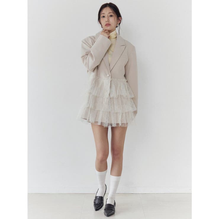 チュールティアードジャケット | CALNAMUR | 詳細画像24 