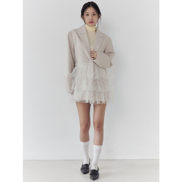 チュールティアードジャケット | CALNAMUR | 詳細画像25 
