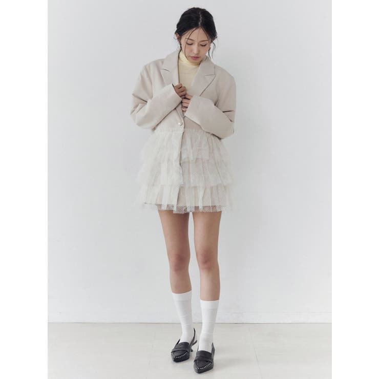 チュールティアードジャケット | CALNAMUR | 詳細画像27 