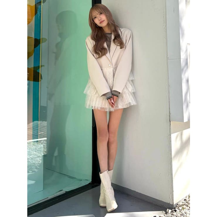 チュールティアードジャケット | CALNAMUR | 詳細画像30 