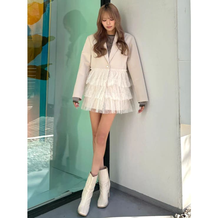 チュールティアードジャケット | CALNAMUR | 詳細画像31 