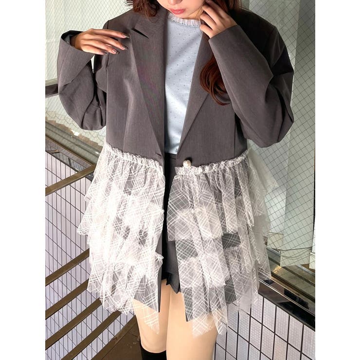 チュールティアードジャケット | CALNAMUR | 詳細画像37 